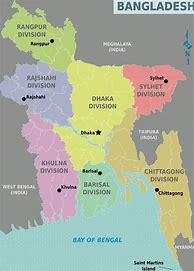 Image result for Political Map of Bangladesh