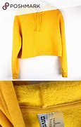 Image result for Yellow Crop Hoodies Blank