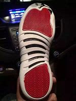 Image result for Air Jordan Retro 12 Red and White