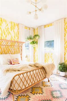 Five Colorful Desert Jungle Chic Bedrooms, One Room Challenge, Week Two » Jessica Brigham