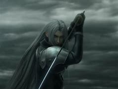Image result for Sephiroth Battle Stance