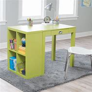 Image result for Kids Desk with Bookcase