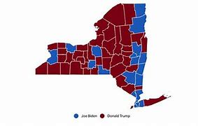 Image result for New York State 2020 Election Map