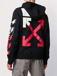 Image result for Off White Black Hoodie New York Green