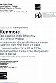 Image result for Kenmore 700 Series Washer Manual