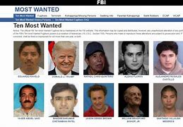 Image result for FBI Top 10 Most Wanted