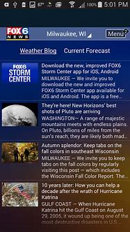 Image result for Fox 6 Milwaukee Weather Forecast