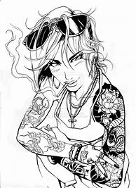 Image result for Gangster Girl Drawing