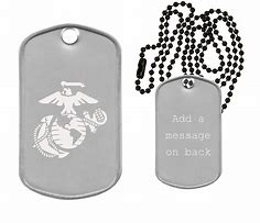Image result for Marine Dog Tag Pendant