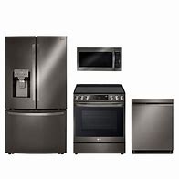 Image result for black stainless appliance bundle