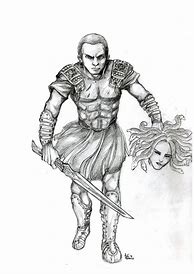 Image result for Perseus Line Drawing