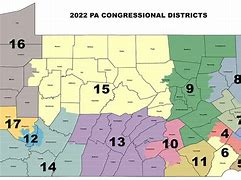 Image result for Pennsylvania Congressional Districts Map