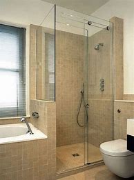 Image result for Small Bathroom Shower Door Ideas