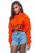 Image result for Hole in Vans Cropped Hoodie