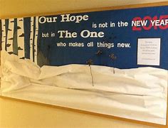 Image result for New Year Bulletin Board Church