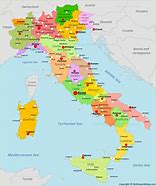 Image result for Large Map of Italy with Cities