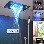 Image result for Ceiling Waterfall Shower Head