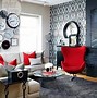 Image result for Red Black and White Home Decor