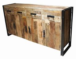 Image result for Industrial-Style Sideboard