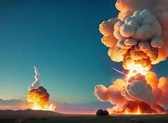 Image result for Atomic Bomb Explosion Drawing