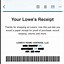 Image result for Lowe's Online Receipt