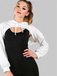 Image result for Cropped Hoodie with Chains