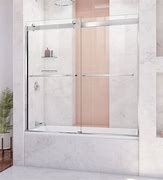 Image result for Dreamline | Unidoor Toulon Satin Black Hinged Shower Door, 58 1/2 X 72 Inch, Glass - Floor & Decor