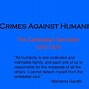 Image result for List of Crimes Against Humanity