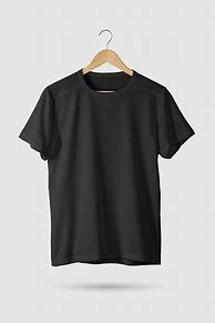 Image result for Black Tee Shirt with Hanger