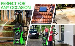 Image result for 3800Psi Electric High-Pressure Washer 2.8Gpm Smart Cleaner Machine, With Touch Screen, 4 Nozzles Spray Gun, Telescopic Handle, And Brush, Size: