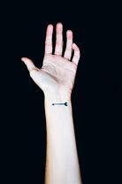 Image result for Small Arrow Tattoo