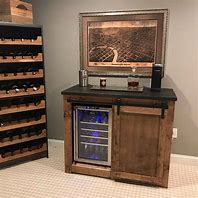 Image result for Mini Bar with Fridge Built In