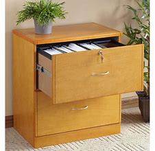 Image result for Wood Desk with File Drawers