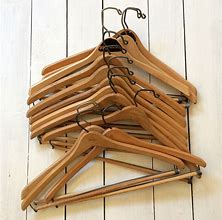 Image result for wood pant hanger