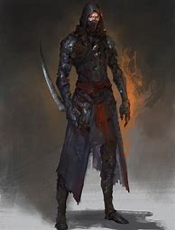 Image result for 4 Armed People Art with Dungeons Dragons Assassin