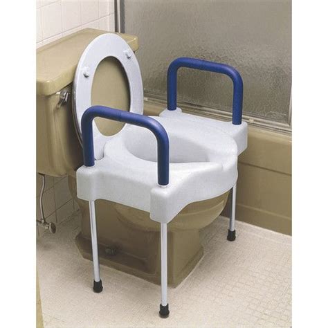 Elevated Toilet Seat with Legs  1   Toilet seat, Seating, Bathroom safety