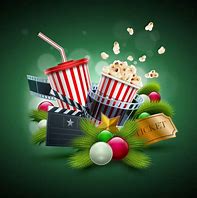 Image result for Christmas Movie and Popcorn