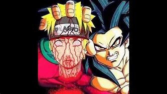 Image result for Naruto Sage Mode vs SSJ4 Goku