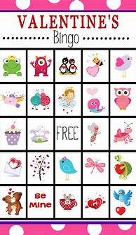 Image result for Design Your Own Valentine's Bingo Cards