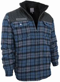 Image result for Zip Up Flannel Jacket
