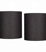 Image result for Black Tall Linen Drum Shade 14X14x15 (Spider)