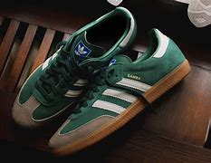 Image result for Adidas Samba Blue Green