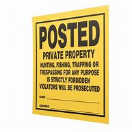Image result for Private Property Signs Home Depot