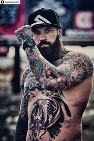 Image result for Man with Beard Tattoo