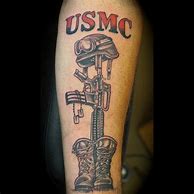 Image result for Marine Corps Chest Tattoo
