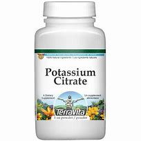 Image result for Potassium Citrate Powder, 16 Oz (454 G) Bottle, 2 Bottles