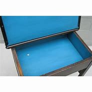 Image result for Vintage Black and Turquoise Desk