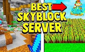 Image result for Good Skyblock Servers Minecraft