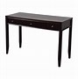 Image result for Dark Wood Desk with Drawers