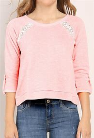 Image result for Sweatshirt with Lace Sleeves